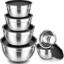 5-Bowl Nested Mixing Set with 5 Black Lids-14