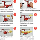 Manual Spiral Potato Slicer Twister Cutter Machine for Tornado Chips and Vegetables-5