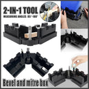 2-in-1 Bevel and Mitre Box Angle Tool with Scale 85-180 Degrees, 1 Piece-1