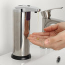 Automatic Soap Liquid Dispenser Handsfree Touchless IR Sensor Hand Wash Steel-9