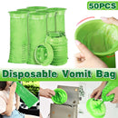 50PCS Motion Sickness Bags Portable Car Travel Vomit Bags for Morning Nausea-1