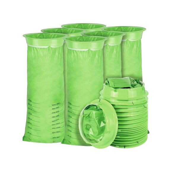 50PCS Motion Sickness Bags Portable Car Travel Vomit Bags for Morning Nausea