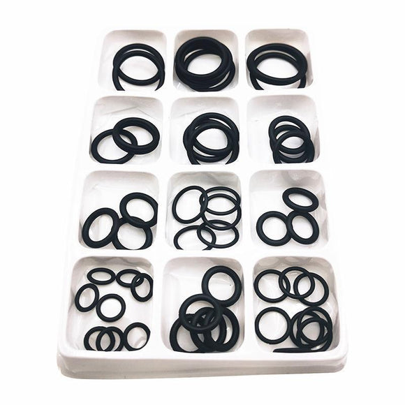 Rubber O-Ring Assortment Kit 50PC- Pack O-Rings Set Automotive Plumbing Seals