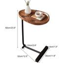 Fashion Snack Side Table C Shaped End Table for Sofa Couch Bed Small Living Room-3