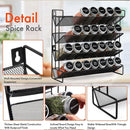 Black Four-Tier Spice Rack 34 x 11 x 32 cm - 1 Piece-5