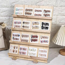 Wooden Earrings Display Rack Multi Tier Jewelry Stand Organizer Earrings Holder - 5-Tier-5