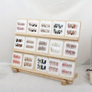 Wooden Earrings Display Rack Multi Tier Jewelry Stand Organizer Earrings Holder - 5-Tier-6