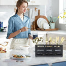 Black Three-Compartment Cutlery Organiser 25.5 x 8.7 x 11 cm - 1 Piece-5