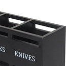 Black Three-Compartment Cutlery Organiser 25.5 x 8.7 x 11 cm - 1 Piece-12