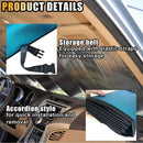 1-Piece Blue 145 x 69 cm Folding Windscreen Sunshade-7