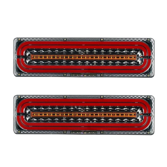 Truck Trailer LED Tail Light Sequential Turn Signal Lamp for RV Decoration