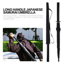 1-Piece Black 24-Rib Sword-Handle Straight Umbrella-8