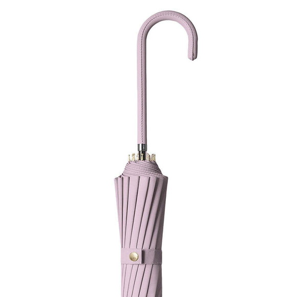 Large 16 Bone Automatic Umbrella Unisex Long Handle Dual Use Rain Sun Umbrella - White