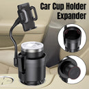 2 in 1 Car Phone Holder and Cup Holder Drink Organiser Water Bottle Holder-1