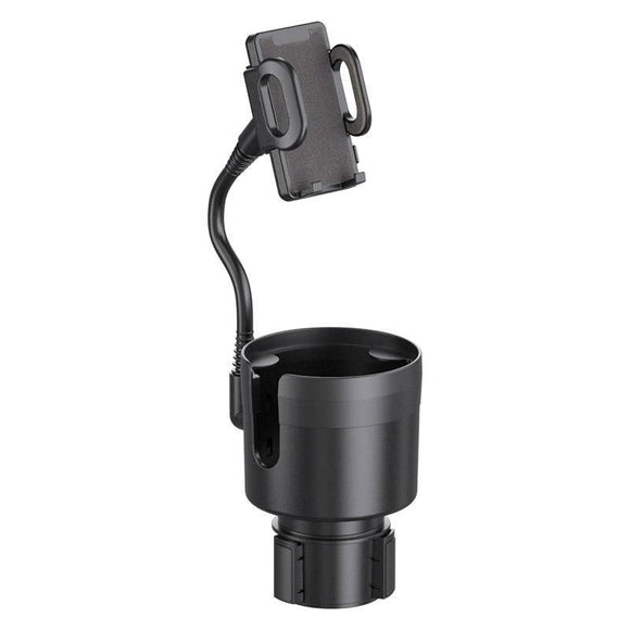 2 in 1 Car Phone Holder and Cup Holder Drink Organiser Water Bottle Holder