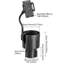 2 in 1 Car Phone Holder and Cup Holder Drink Organiser Water Bottle Holder-3