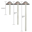 Woodworking Edge Ruler Protractor Angle Measuring Tool Carpenter - 15 inch-3