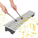 4-Piece 15-Note Glockenspiel Set with Mallets and Carry Bag-11