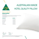 Luxor Australian Made Hotel Quality Pillow Standard Size Four Pack-2