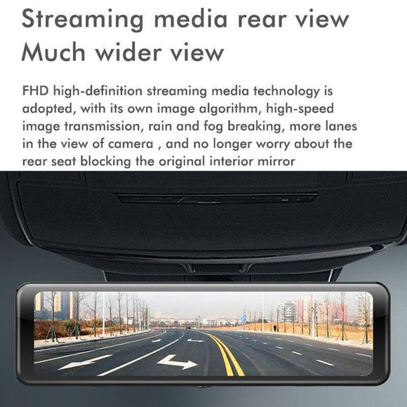 Large Screen Car Recorder with Dual Recording and Night Vision