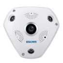360 Degree Fisheye Lens Wifi Ip Camera With Motion Detection & Night Vision - Shark 960P-4