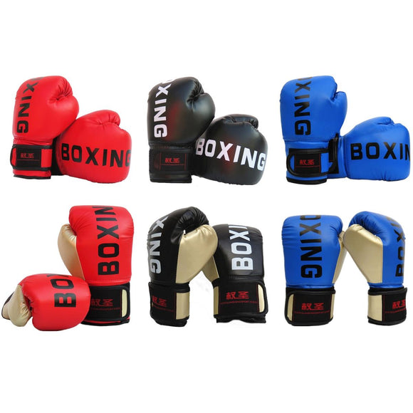 Children'S Boxing Training Gloves - Sanda Fight Gloves - Red