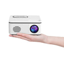Portable Mini Projector - 80 Lumens 1080P Support 320X240 Pixels - White-2