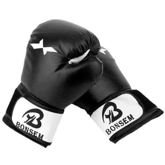 Adult Training Boxing Gloves - Black