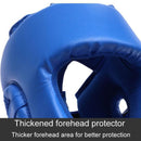 Competition Sparring Boxing Helmet For Head Protection - Blue With Mask - S-4