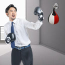 Black And White Suspended Pear-Shaped Speed Ball For Boxing - Red-7