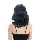 RETRO WIG Curly Long Hair Disco Punk Rock Party Costume 60s 70s 22425 - Black-3