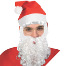 Adult Mens Santa Claus Hat & Beard Set Christmas Xmas Kit-2