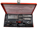 37 Piece Ratchet Socket Wrench Set Screwdriver Bits Extension Hex Chrome Vanadium-1