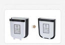 9L Kitchen Wall Mounted Foldable Waste Bin Hanging Trash Can Collapsible - Brown-6