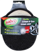 Sabco High Power Gorilla Wheel & Tyre Wash Mitt 2 Sided Mesh & Microfibre Sponge-1