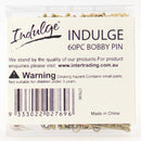 60x Indulge Hair Bobby Pin Assorted Colours In Display Box-3