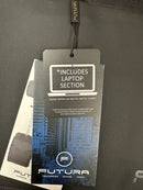 15" Futura Laptop Computer Bag Travel Work Messenger Bag w/USB Port - Black-6