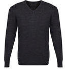 Mens Advatex Varesa Wool Pullover Jumper Cardigan V Neck - Charcoal - S-2