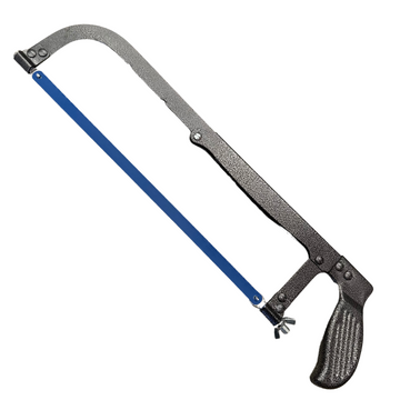 Hacksaw Frame Metal Hack Saw Alloy Steel Heavy Duty Blade DIY 300mm 12" - 0