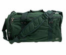 44L Travel Foldable Duffel Bag Gym Sports Luggage Travel Foldaway D-Zip Top School Bags - Bottle Green-2