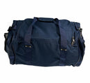 44L Foldable Duffel Bag Travel Gym Sports D-Zip Top Shoulder Strap - Dark Navy-5