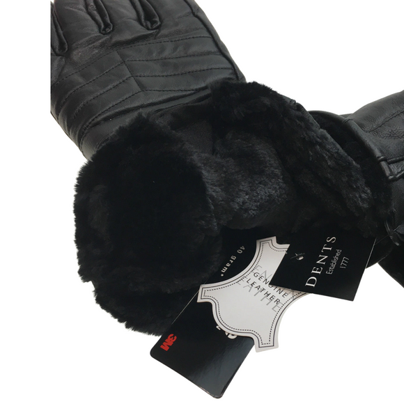 3M Winter Motorbike Bike Waterproof Gloves Leather Motor Bicycle Motorcycle - Black