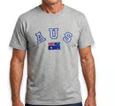 Mens Australia T Shirt Australia Day Cotton Blend Souvenir - Grey-1