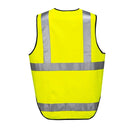HUSKI Hi Vis Patrol Vest 3M Reflective Tape Safety Workwear High Visibility - Yellow-4