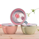 900ml Stainless Steel Instant Noodle Solid Bowl Korean Mi Goreng w Lid & Handle-5