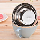 900ml Stainless Steel Instant Noodle Solid Bowl Korean Mi Goreng w Lid & Handle-6