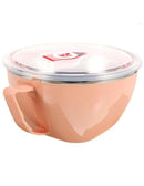 900ml Stainless Steel Instant Noodle Solid Bowl Korean Mi Goreng w Lid & Handle-9