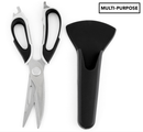 7 in 1 Multi Purpose Kitchen Super Scissors w/ Magnetic Case for Meat Nuts-2