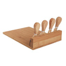 Bamboo Cheese Board and Knife Set-3