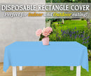 Table Cloth Cover Reusable & Washable Xmas Party 137cm x 274cm (54"x108") in Sky Blue-4